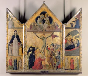 Triptyque avec des scènes de la vie de la Vierge, 1333
